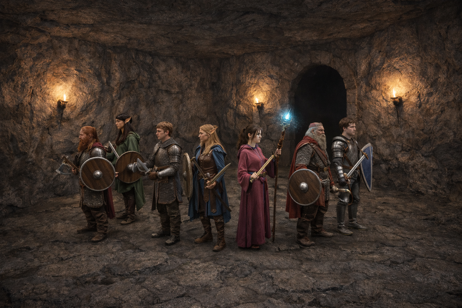 Players see each other as fantasy characters